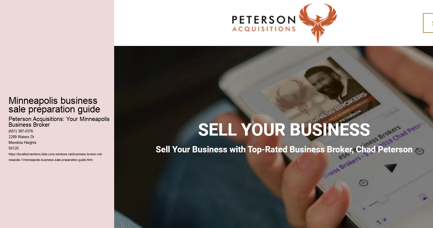 Minneapolis business sale preparation guide